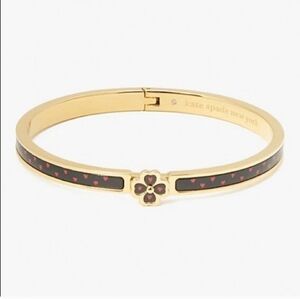 🖤🔹️Kate Spade 🔹️Heritage Spade Flower Thin Hinged Bangle